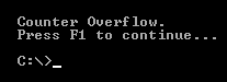 Counter Error